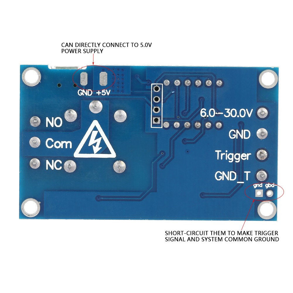 DC 5-30V LED Display Delay On/Off Relay Module Trigger Cycle Delay Timer Switch❀