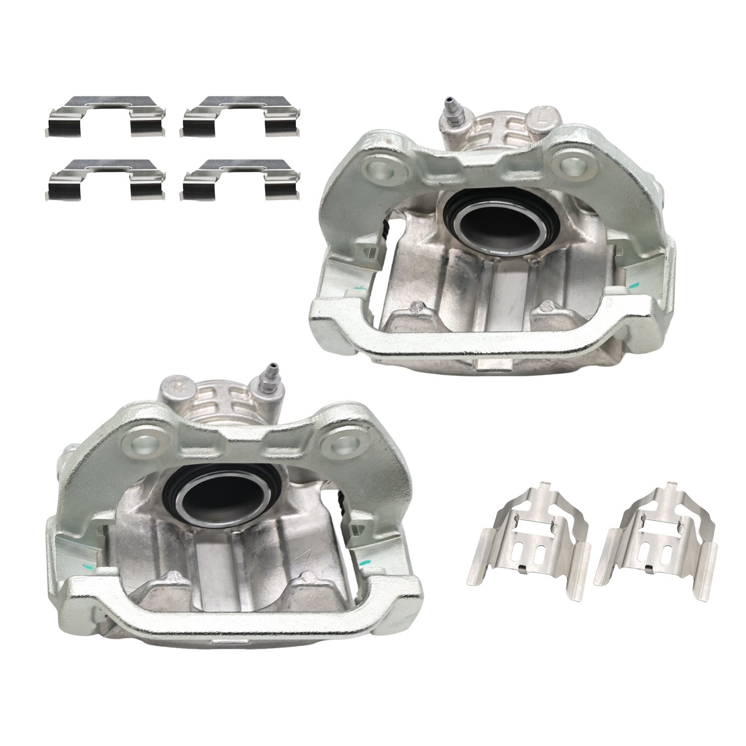 Rear Brake Calipers w/ Bracket Set For 99-02 Chevy Silverado GMC Sierra 1500