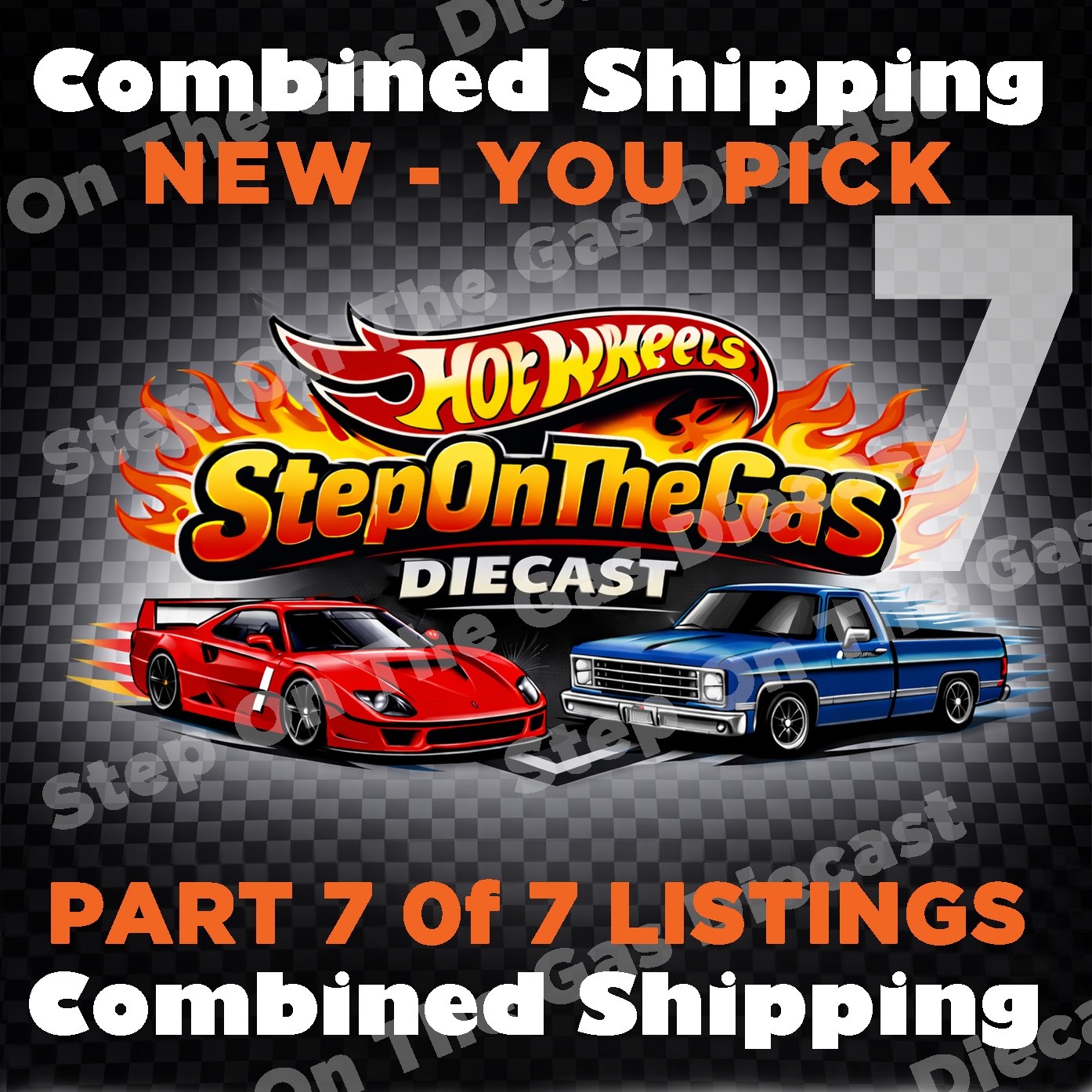 Hot Wheels 7 F CASE You PICK New COMBINED Shipping 2022 2023 2024 2025 2026 Cars
