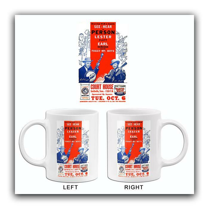 Flatt & Scruggs - Tennessee - 1953 - Concert Mug