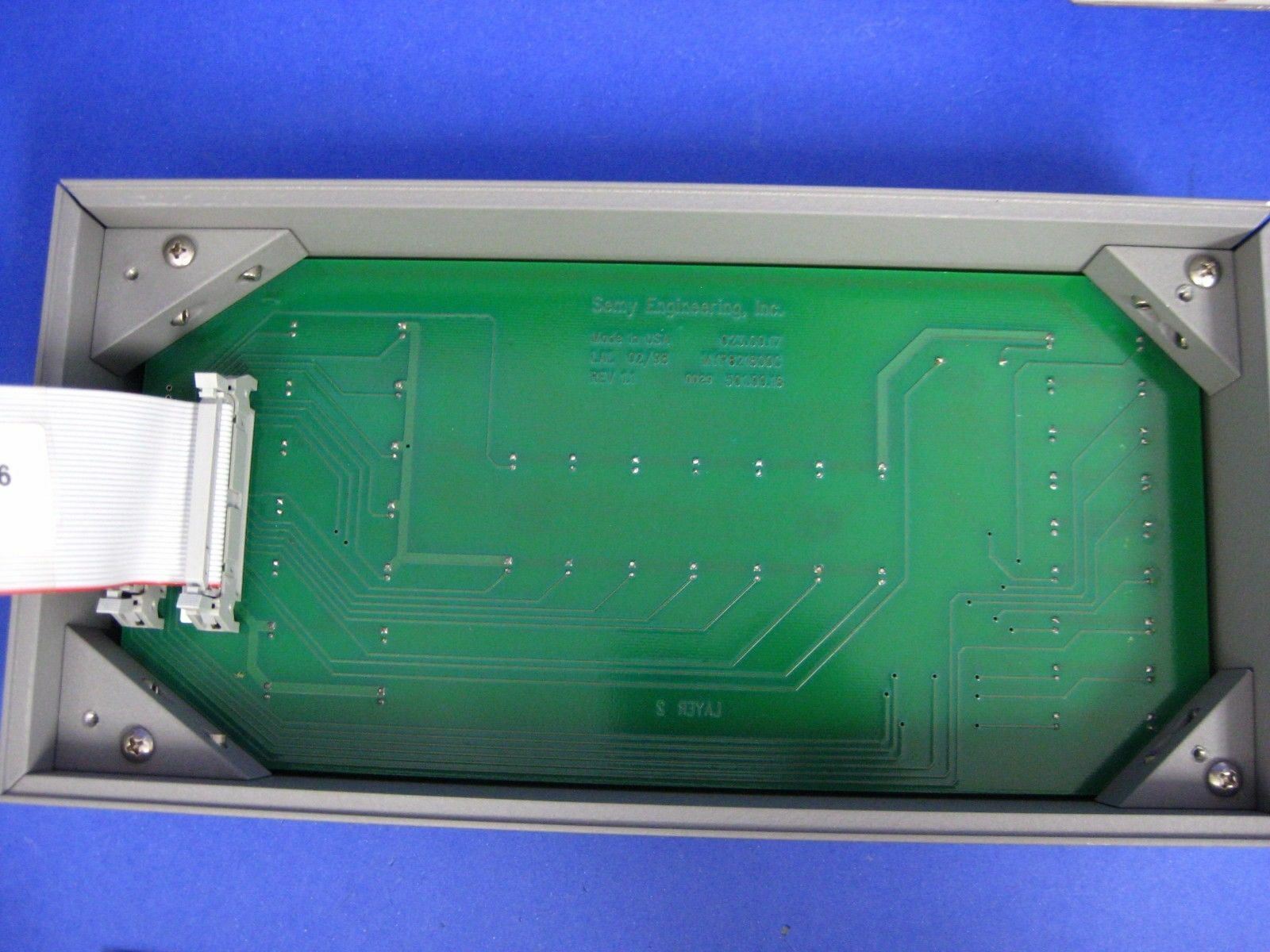 SEMY Engineering Process Status Display Box w/ MYP821800 PCB, Used