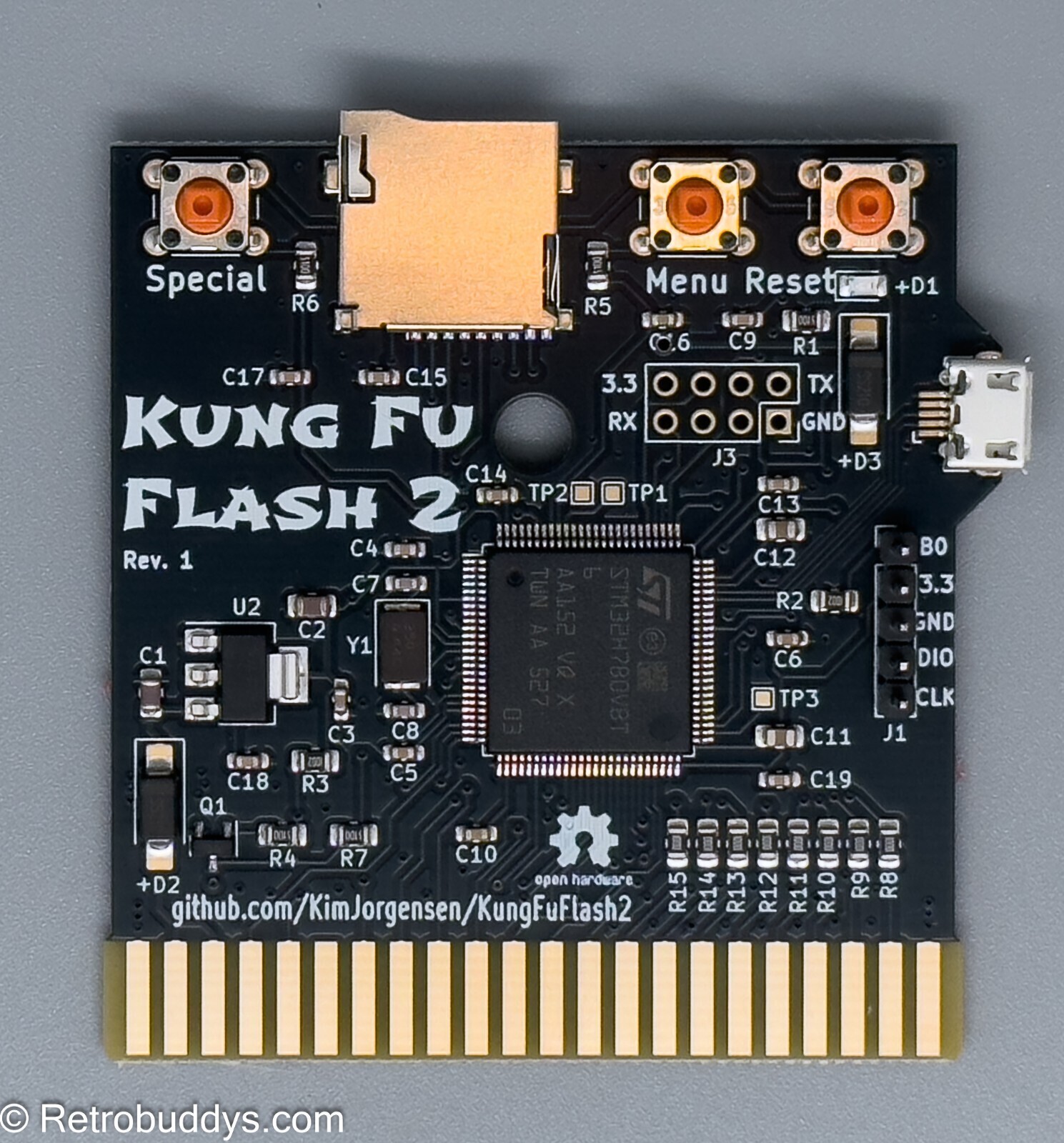 KungFuFlash2 for Commodore 64 and 128 with Case *NEW*