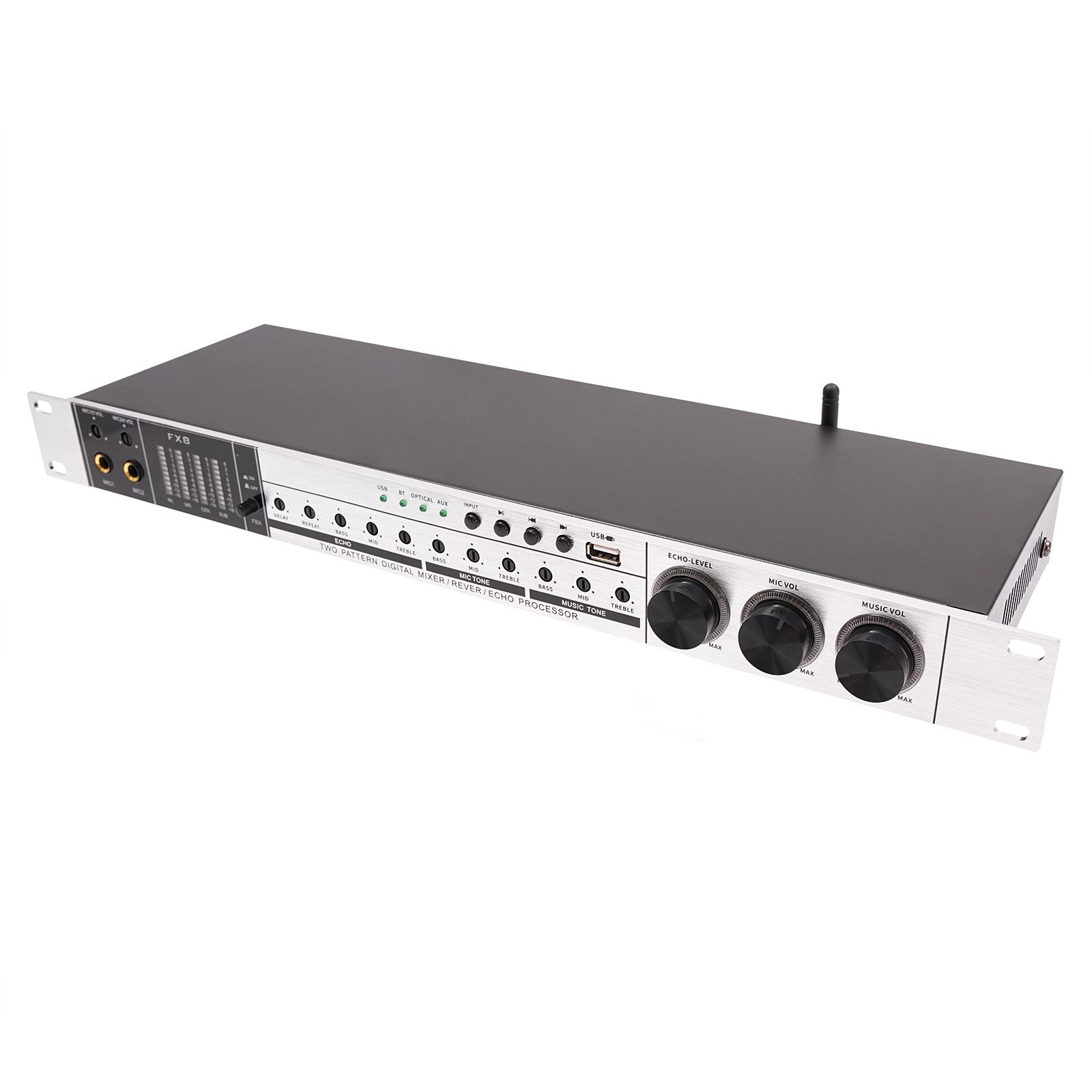 Audio Processor Mixer, Audio Processor Professional Anti-howling Audio Processor
