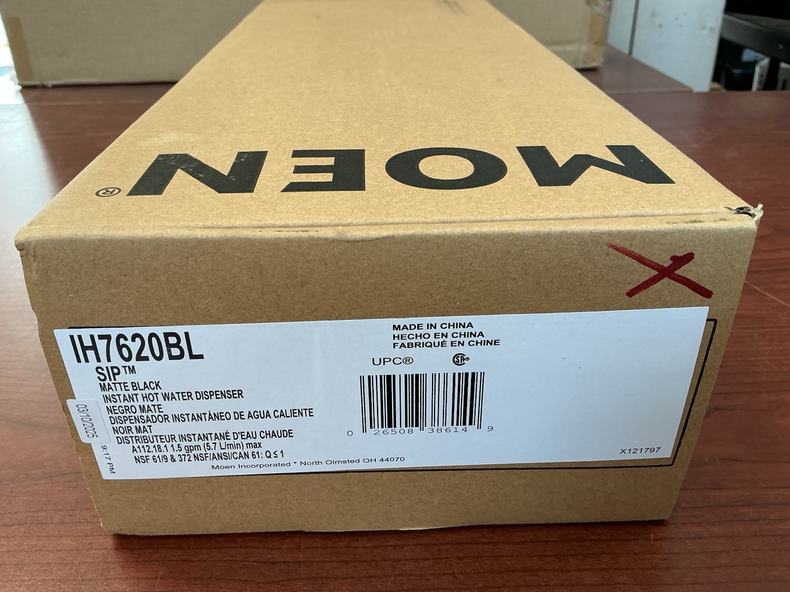 NEW Moen Sip Instant Hot Water Dispenser IH7620BL B48