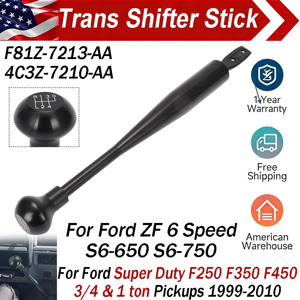 6 Speed Manual Transmission Shifter Stick For Ford ZF F250 F350 F450 Super Duty