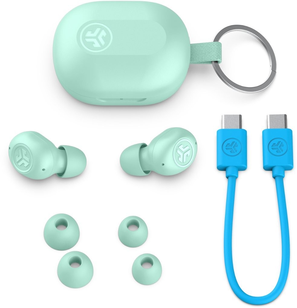 JLab EBJBMINIRMNT124 JBuds Mini True Wireless Earbuds - Mint