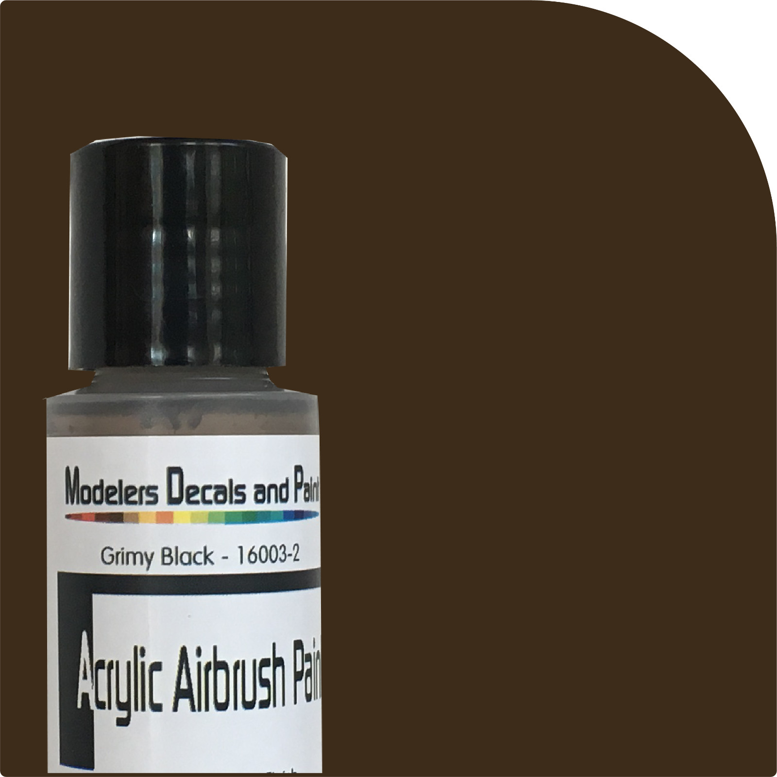 Grimy Black 1oz Acrylic Air Brush Paint