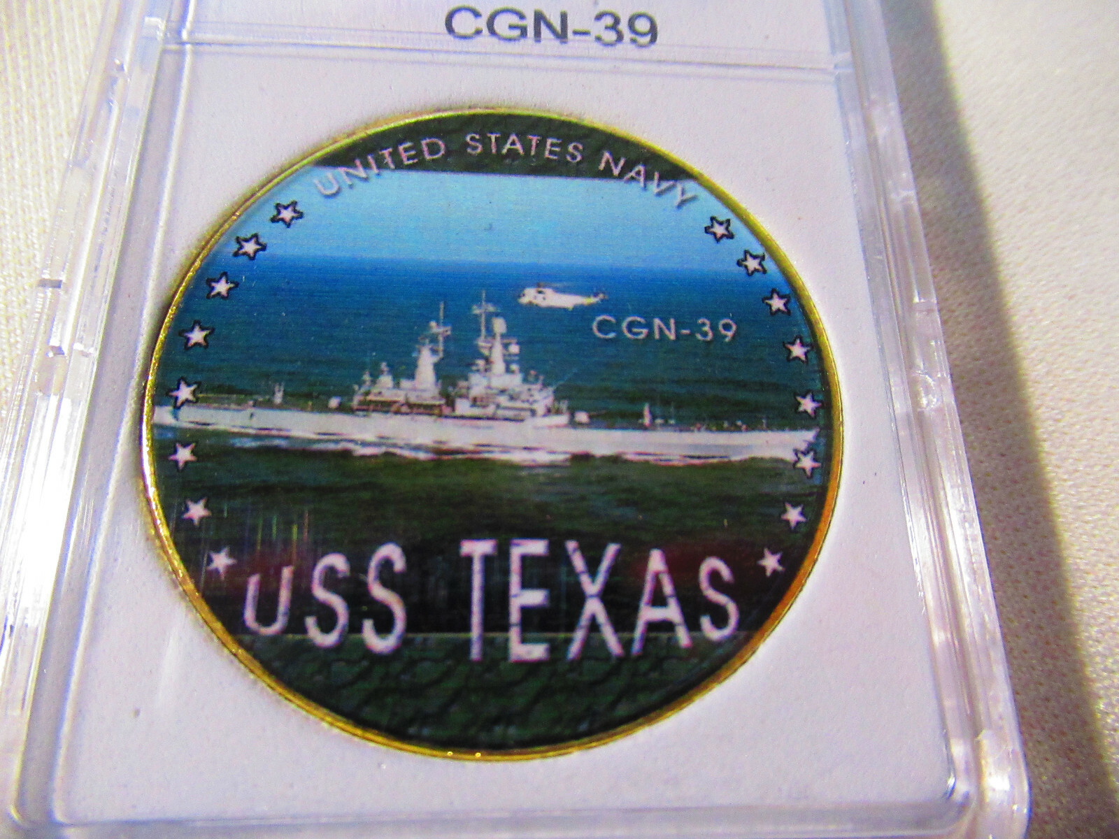 US NAVY - USS Texas (CGN 39) Challenge Coin