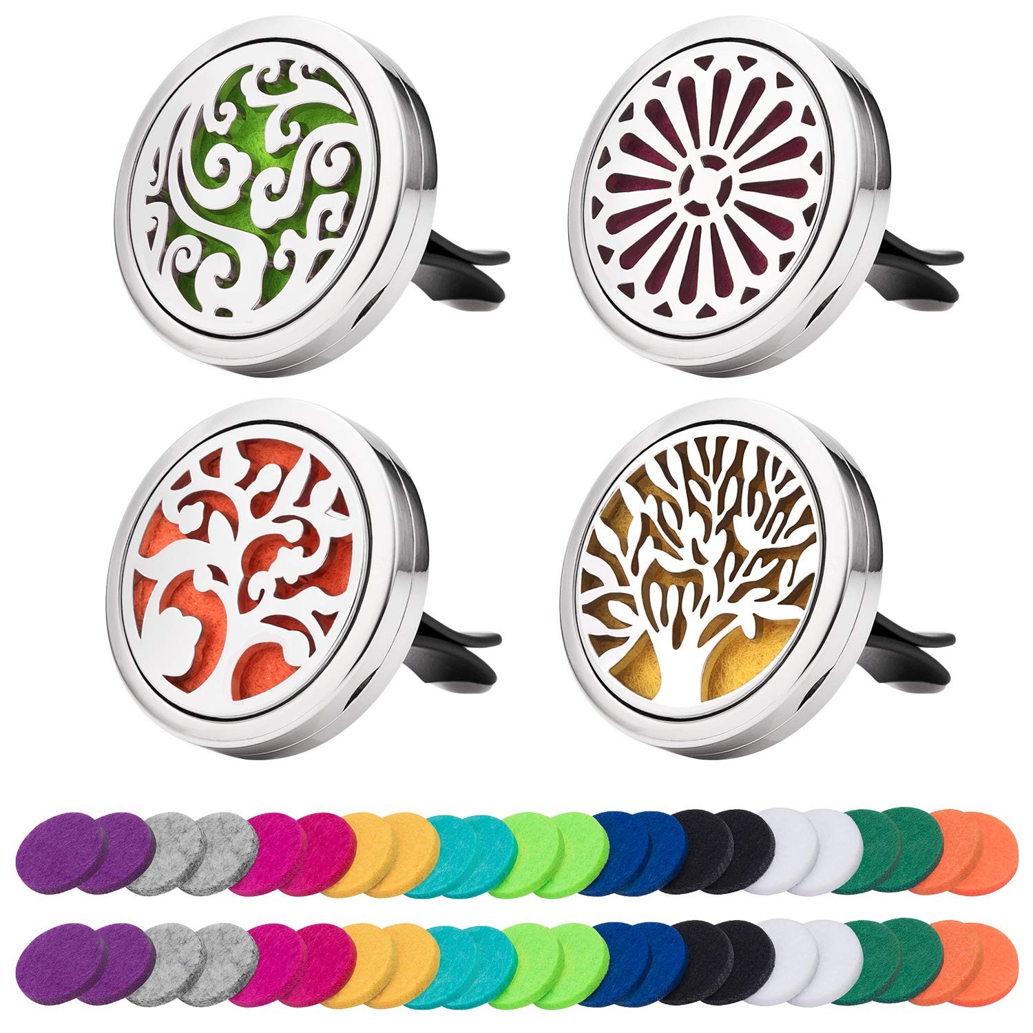 Car Diffuser Vent Clip 4 Pack, Aromatherapy 4Pack, 4Pack