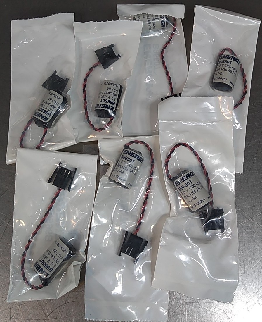 Energy B9650T Battery 3.0V 1200MA   (lot w/7)                             Loc4D7