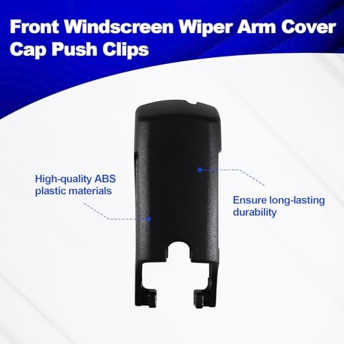 2 PCS Front Windscreen Wiper Arm Cover Cap Push Clips Compatible with Mercedes