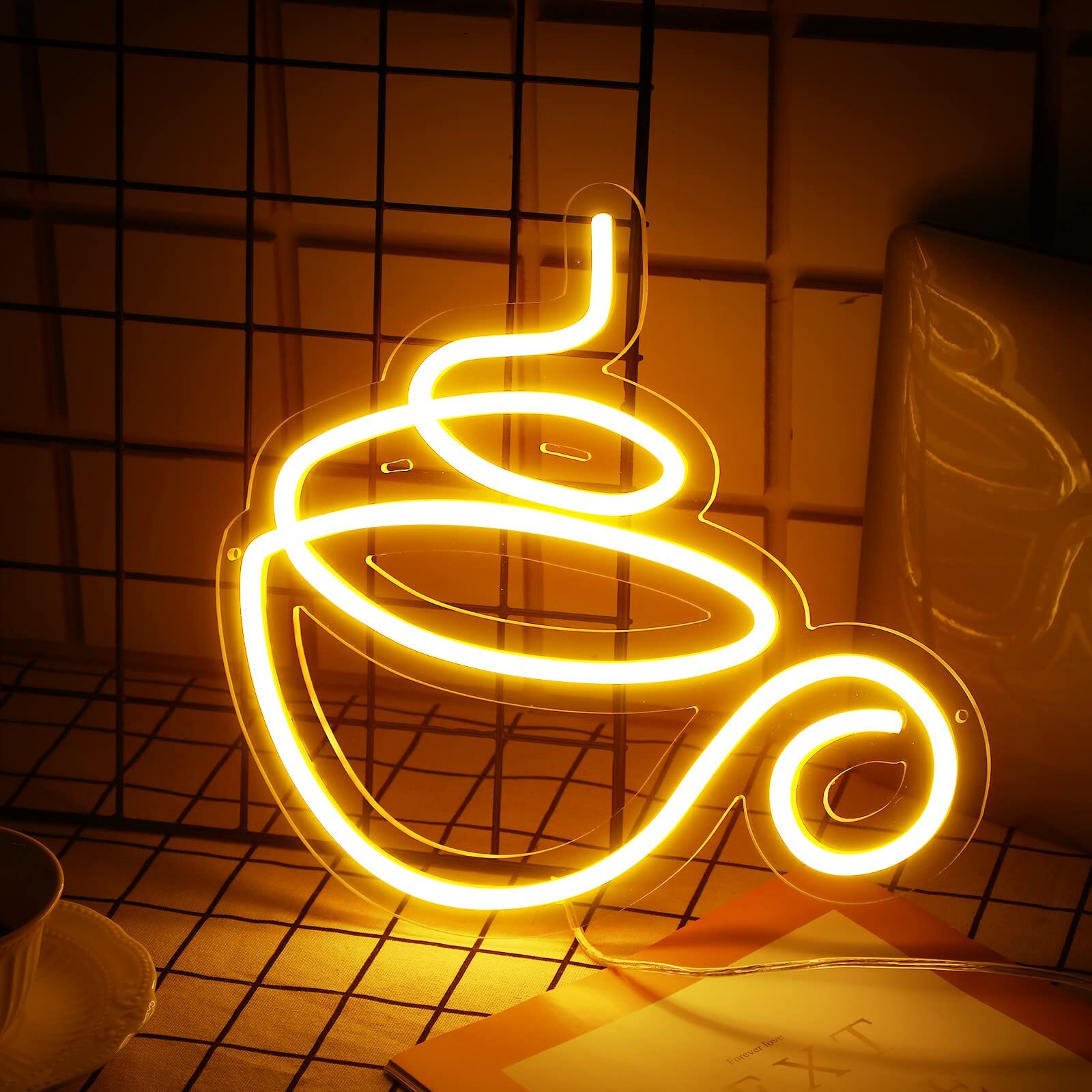 Coffee Bar Neon Sign Led Neon Coffee Sign Wall Decor Modern Led Sign For Coffee