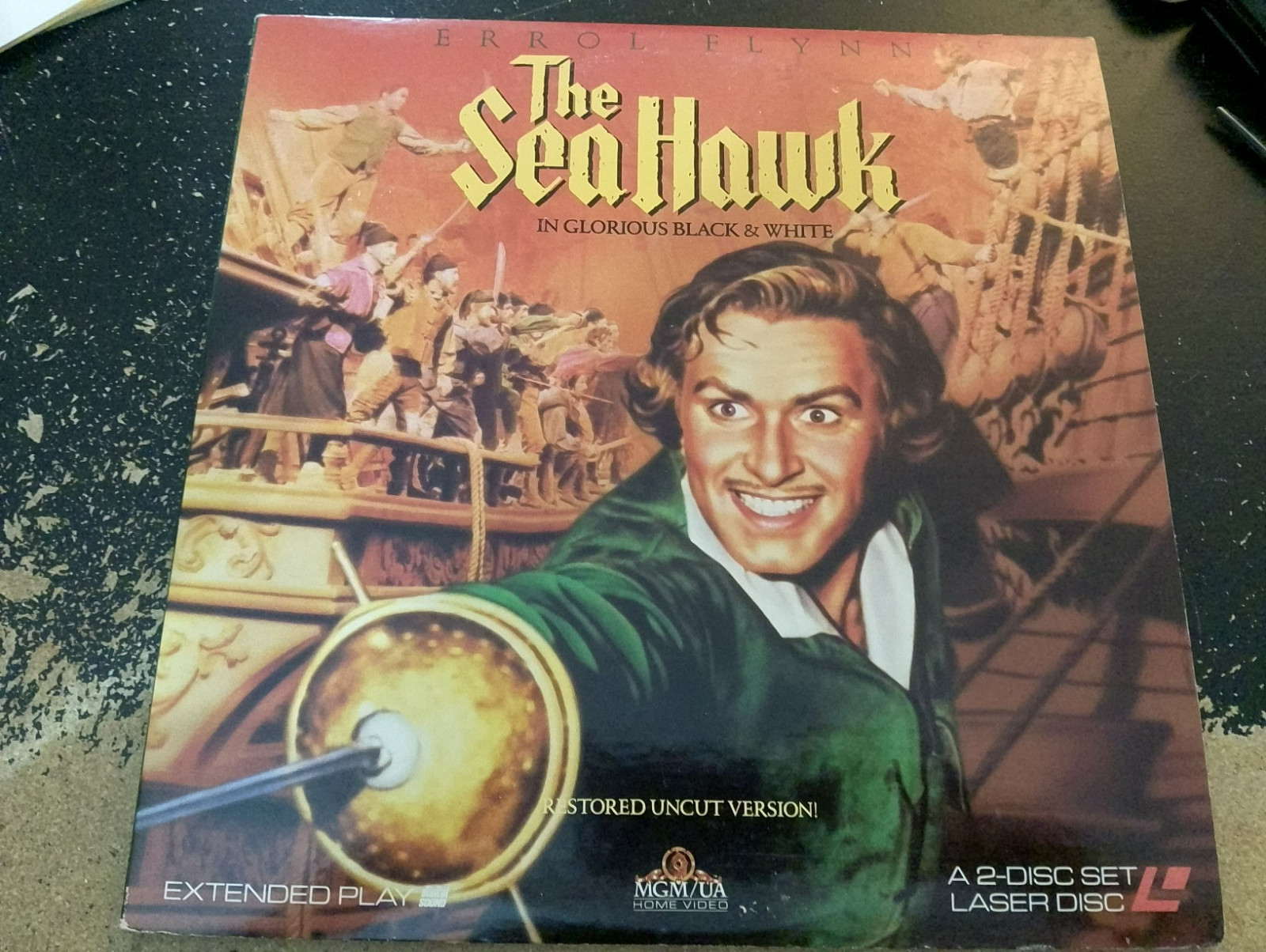 The Seahawks Laserdisc Movie Errol Flynn