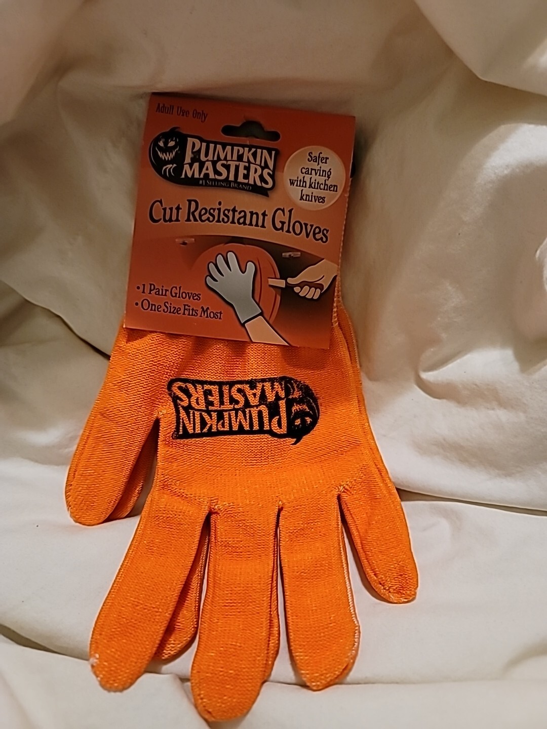 Cut Resistant Gloves One Size Fits most Pumpkin Masters ~ Safer Carving NEW
