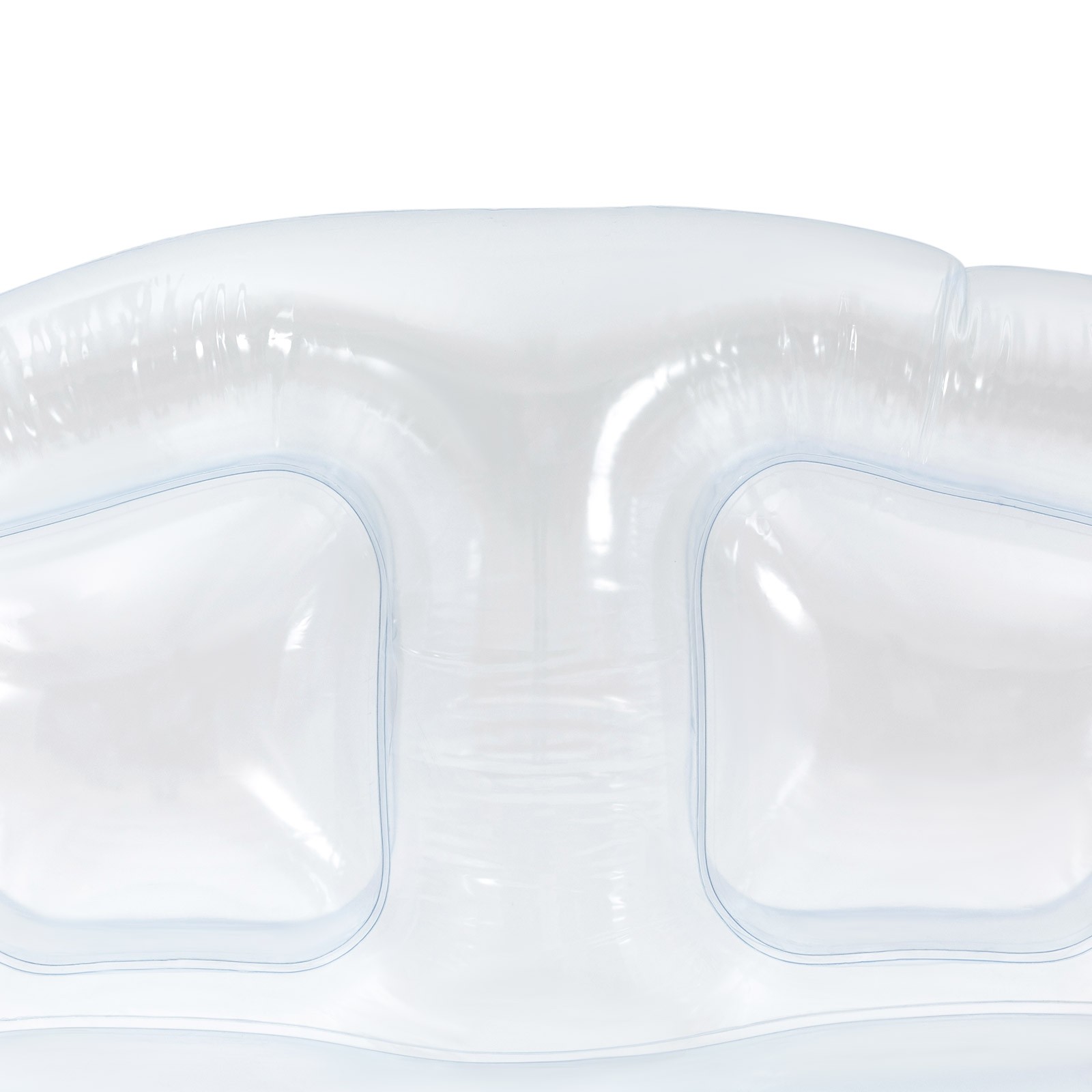 Modern 70.9*35.43*37.4in PVC Clear Portable Inflatable Couch Double Person Sofa