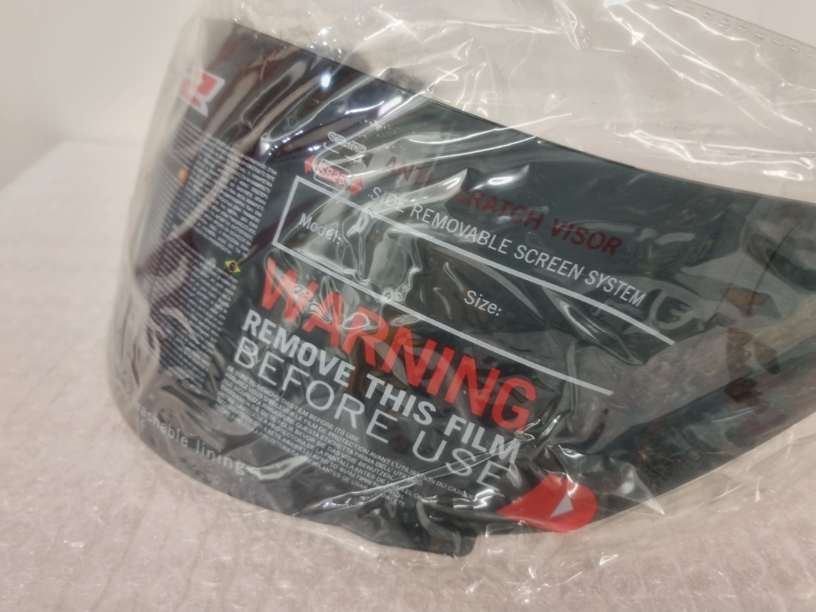 LS2 DARK TINT VISOR FOR FF369/FF384/FF351 helmets