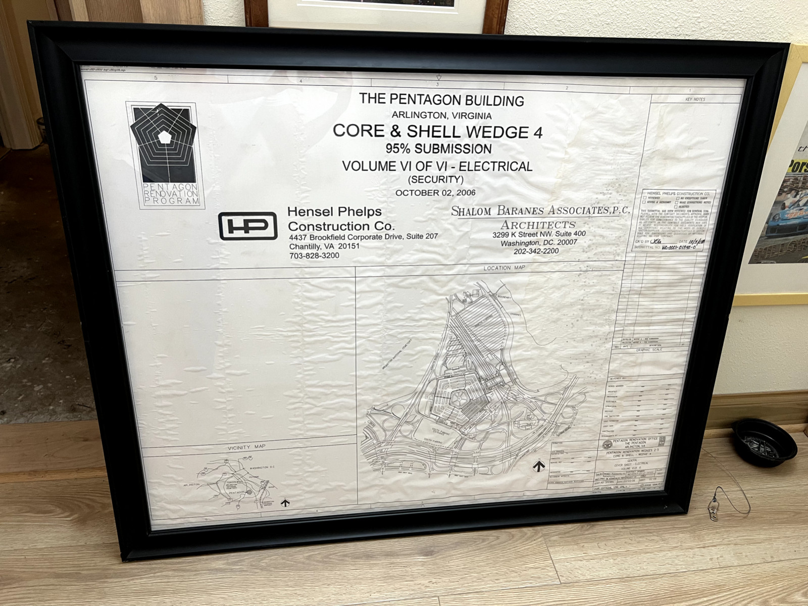 Original Pentagon Blueprints. 30 pages available. Every image varies.