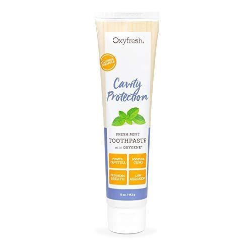 Oxyfresh Cavity Protection Fresh Mint Fluoride Toothpaste | Low Abrasion