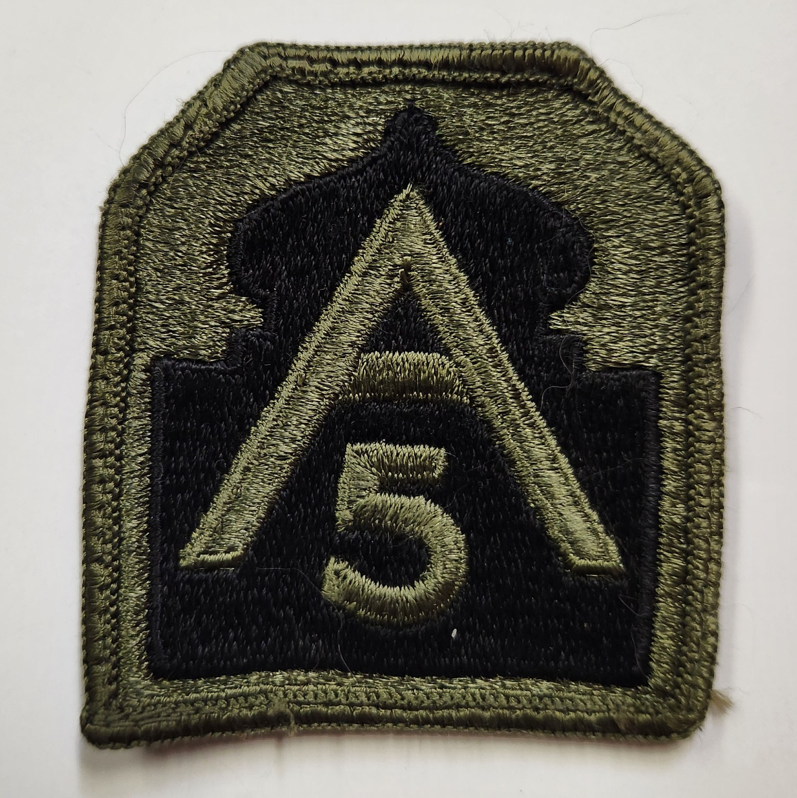 US ARMY 5TH ARMY FOLIAGE GREEN USGI PATCH!