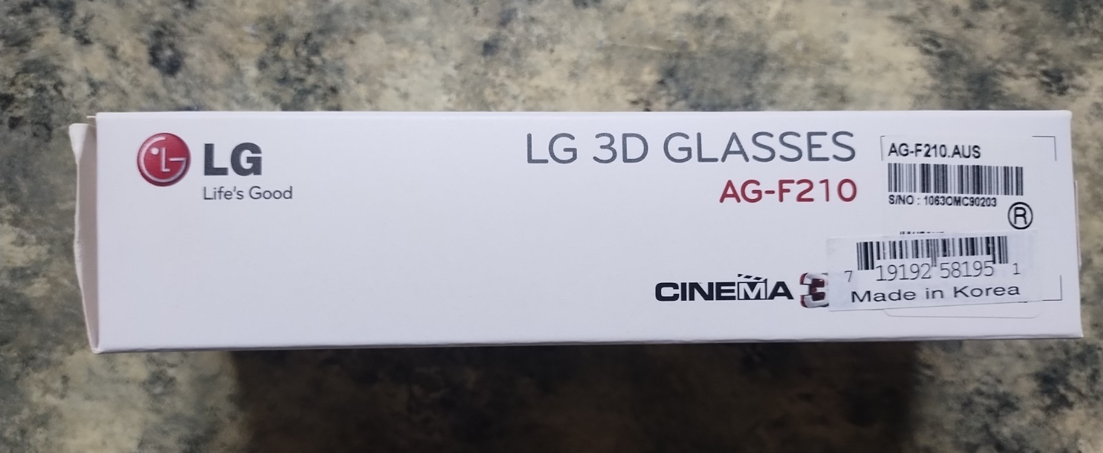 LG AG-F210 3D Glasses
