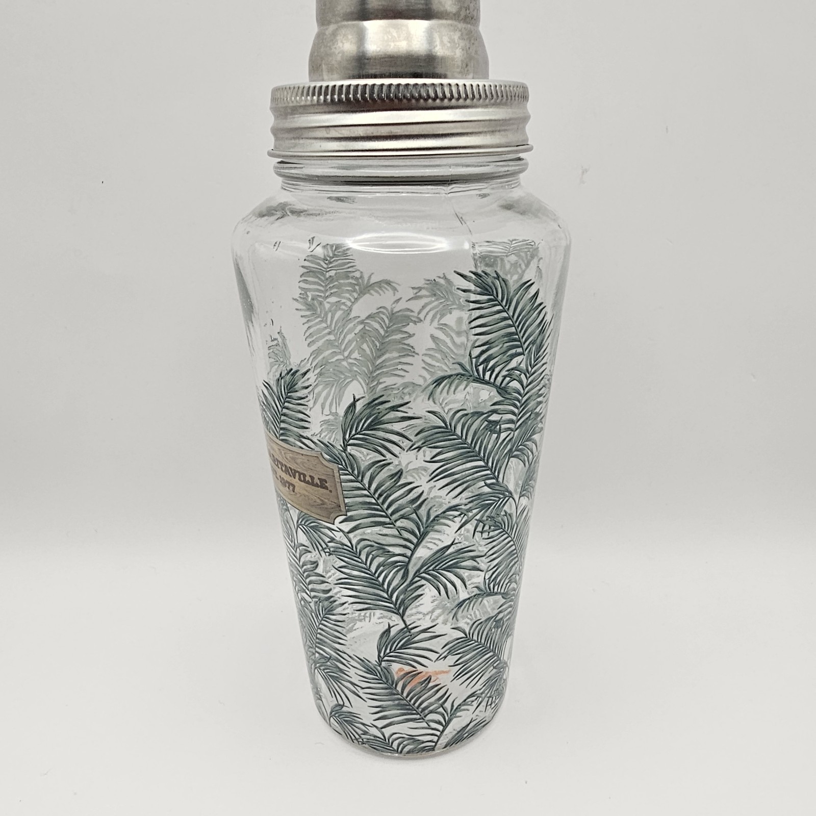Margaritaville Glass Shaker Tropical Pattern Replacement 27oz