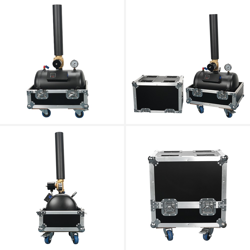 DMX Co2 Confetti Machine Confetti Blower Machine Remote for Celebration w/Case