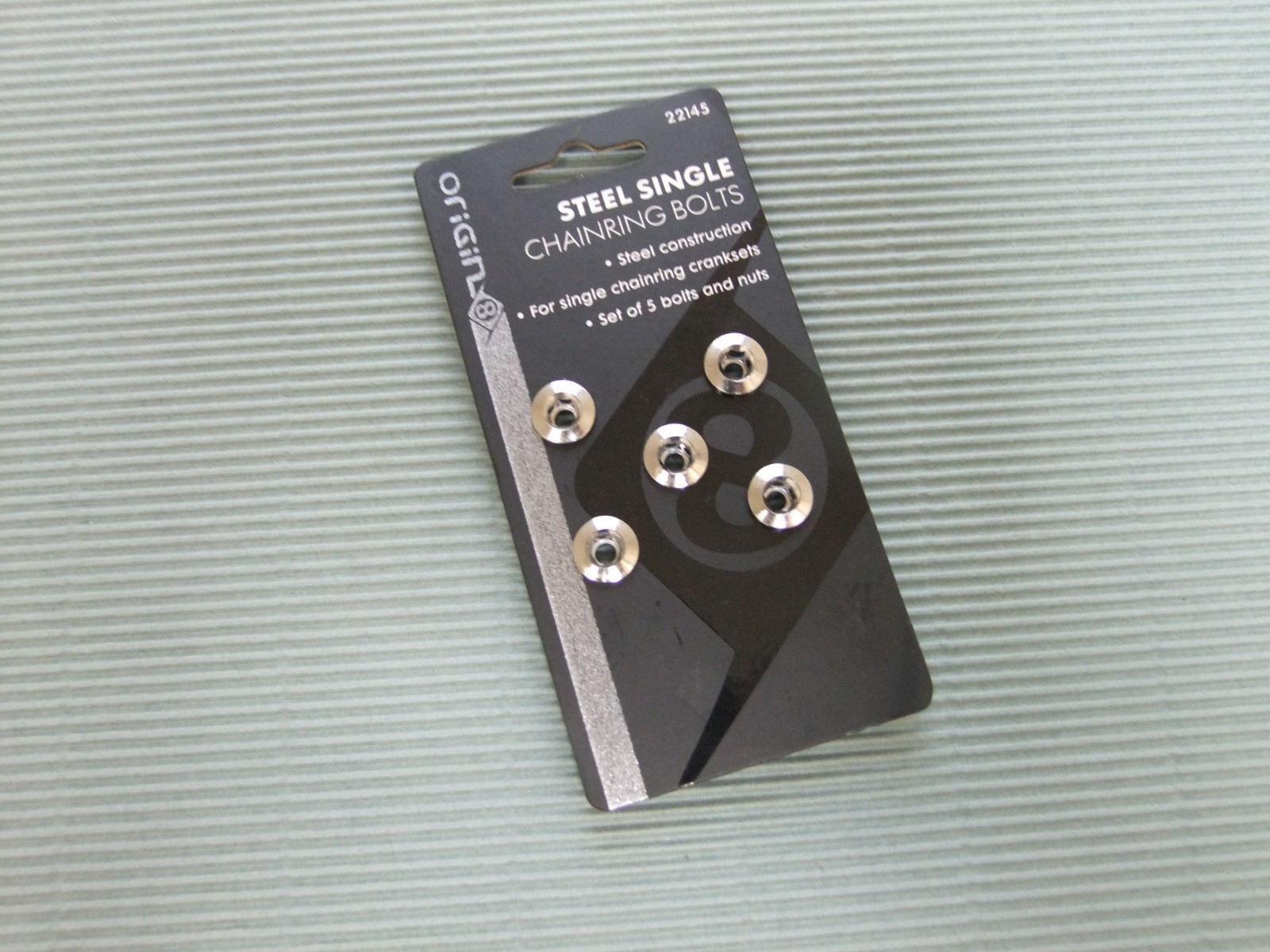 Origin 8 Steel Single Inner Chainring Bolts Set of 5, For Single Chainring Crank