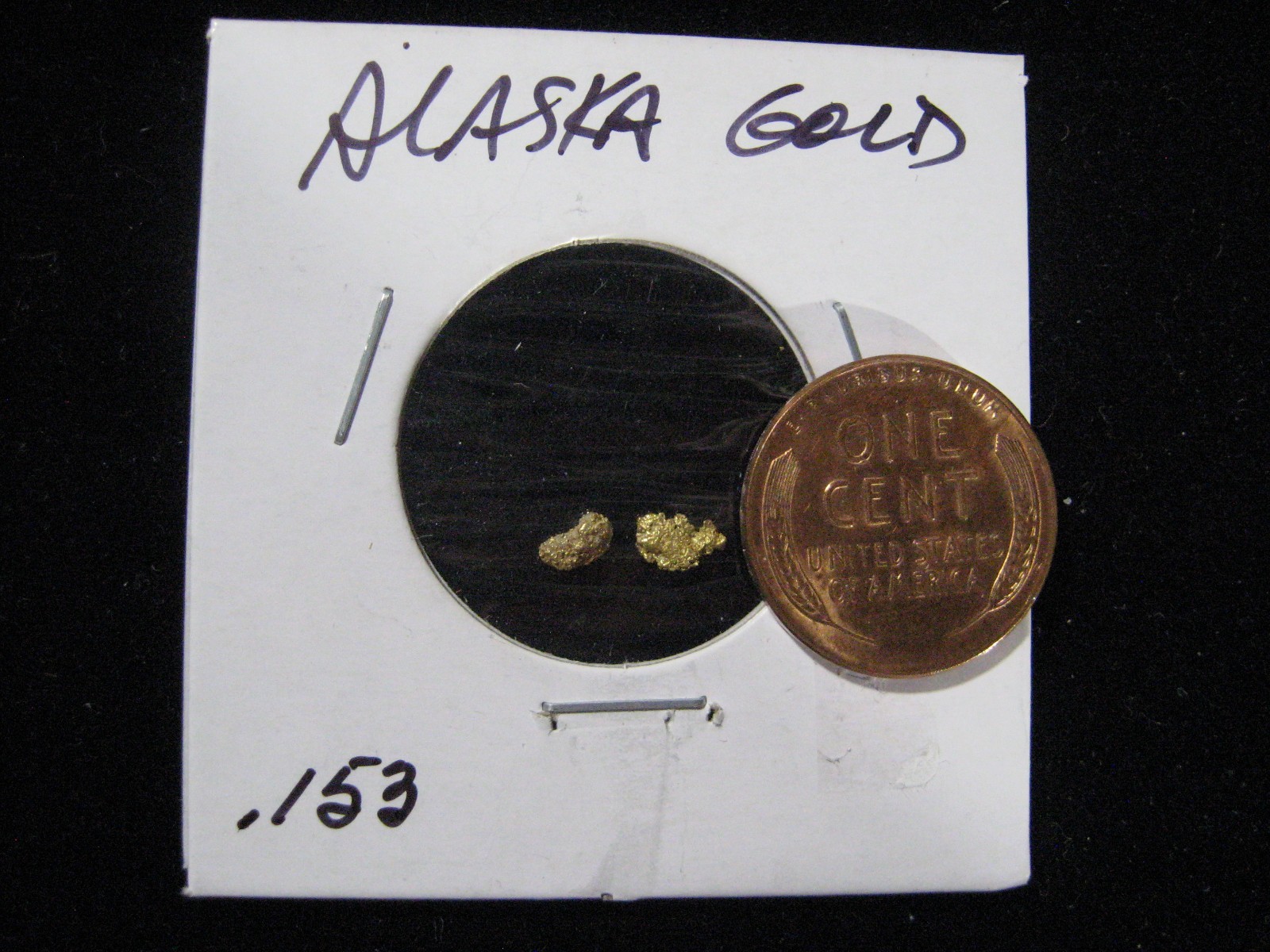 ALASKA GOLD NUGGET  .153 GRAM