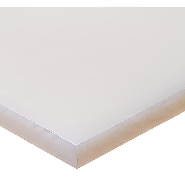 Manufacturer Varies White Polypropylene Rectangle Stock 24" L x 2" W x 1/4"