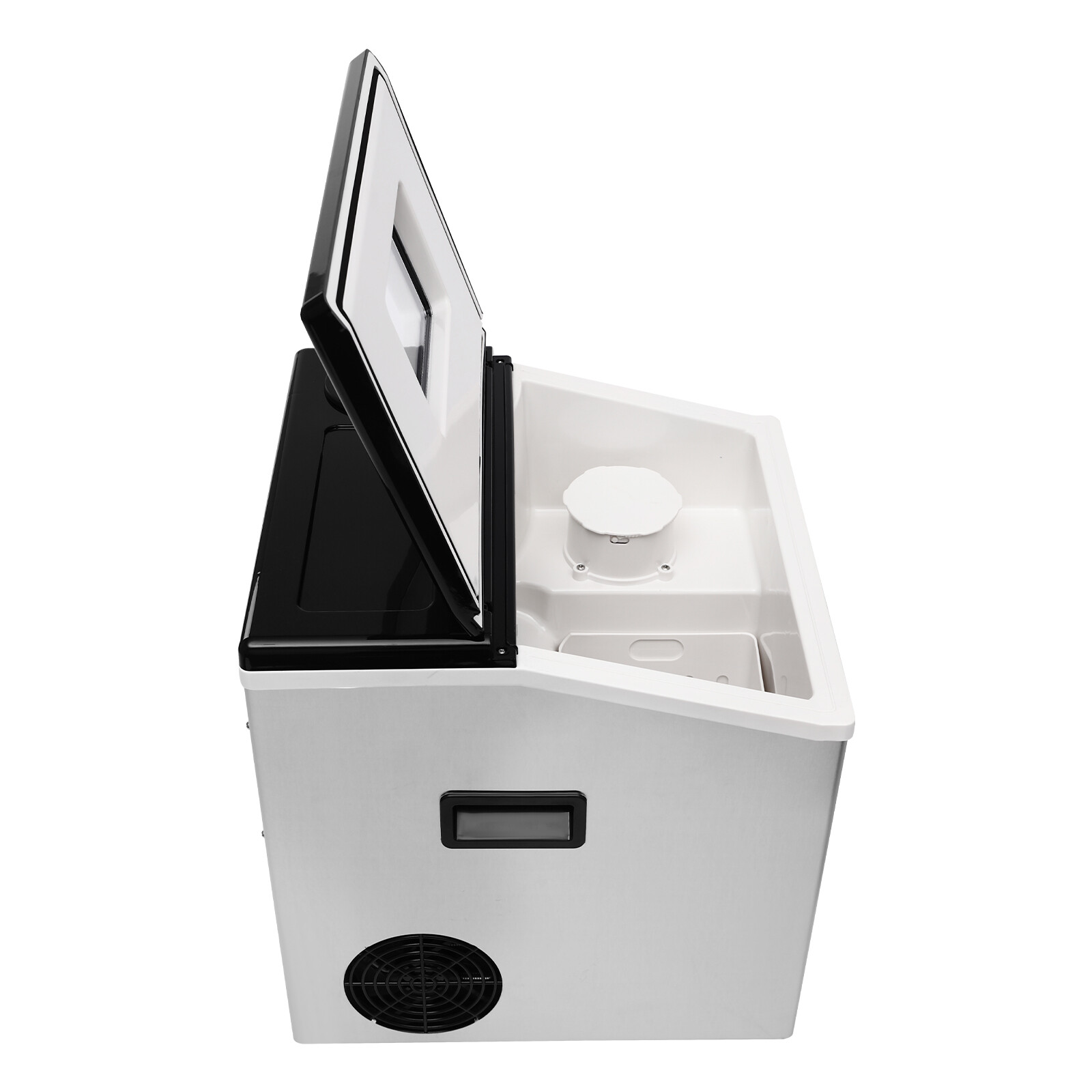 2 in 1 Ice Cube Maker, Smart LCD Crushed Ice & Ice Cube Maker Fast Ice Making