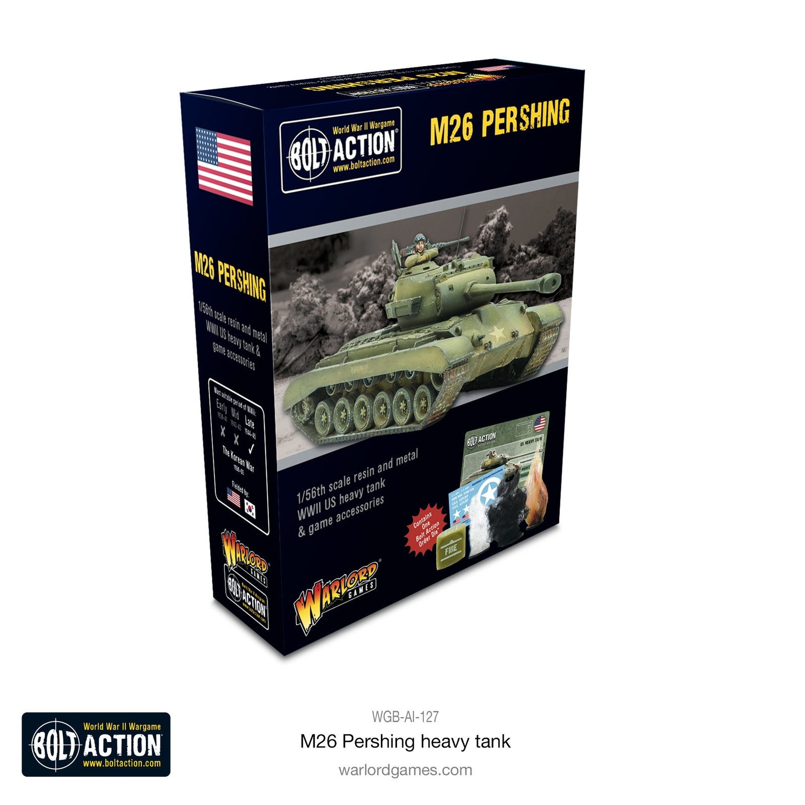 M26 Pershing heavy tank Bolt Action Warlord