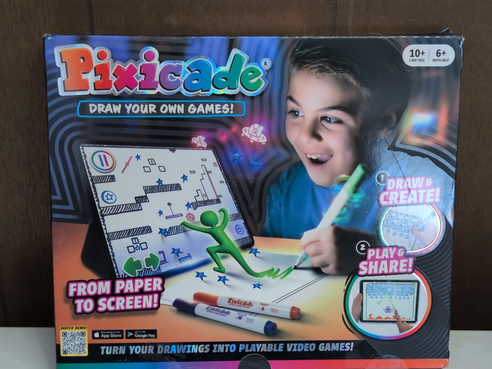 Pixicade! Turn Drawings Into Playable Video Games! | Doodle & Draw, Snap Play...