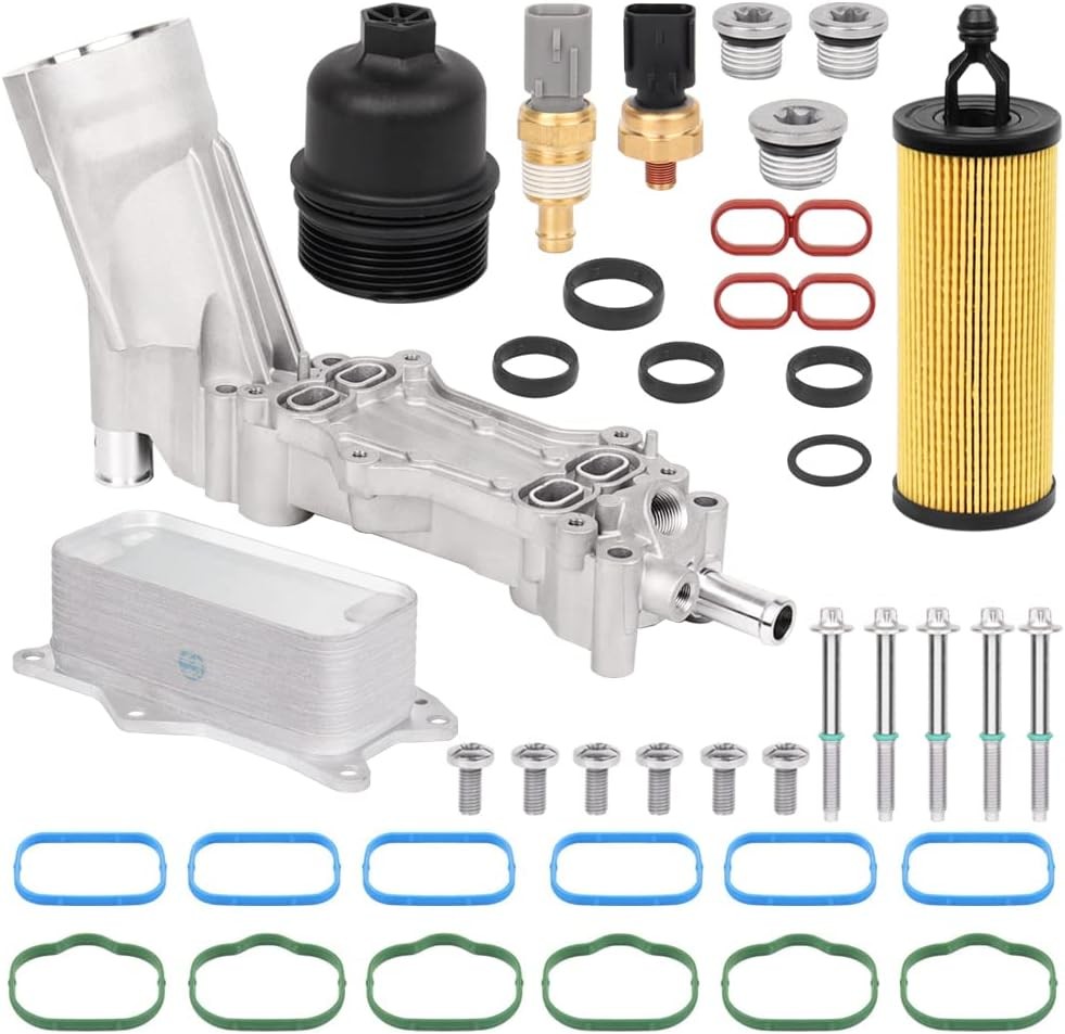 Aluminum Engine Oil Filter Housing Fit For 2012-2016 Jeep Wrangler V6 3.6L