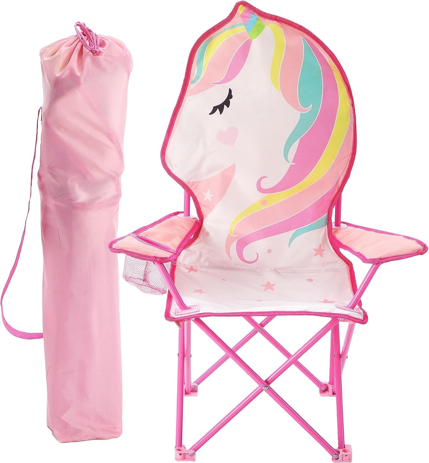 Heritage Unicorn Themed Figural Folding Camp Chair,Lightweight Portable Chair...