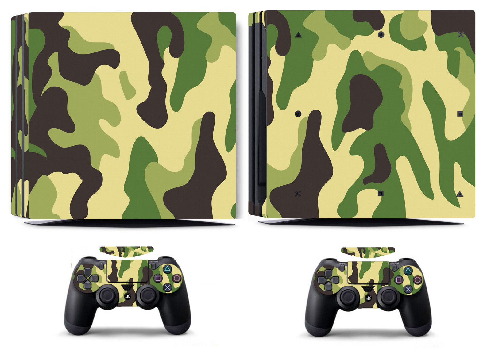Camouflage 271 Vinyl Skin Sticker Cover for Sony PS4 Pro PlayStation 4 Pro