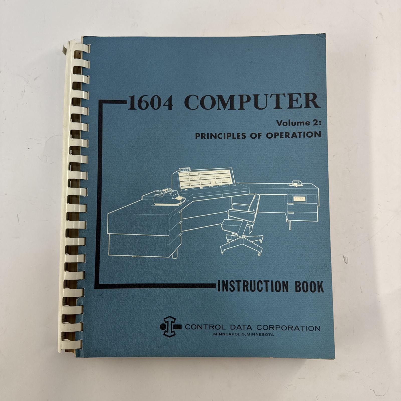 1961 CDC 1604 Computer Principles of Operation Instruction Book Vol 2