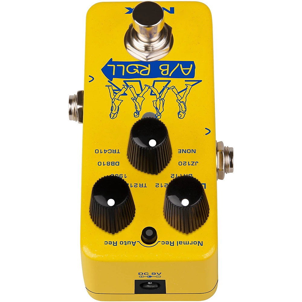 NUX AB Roll Octave and Loop Pedal Yellow