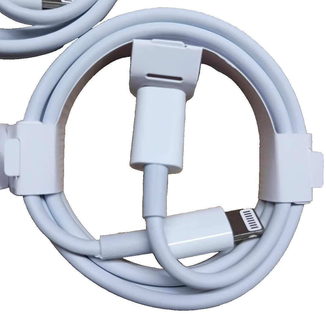 3x OEM 1 Meter USB-C To Lightning Charge/Sync Cable