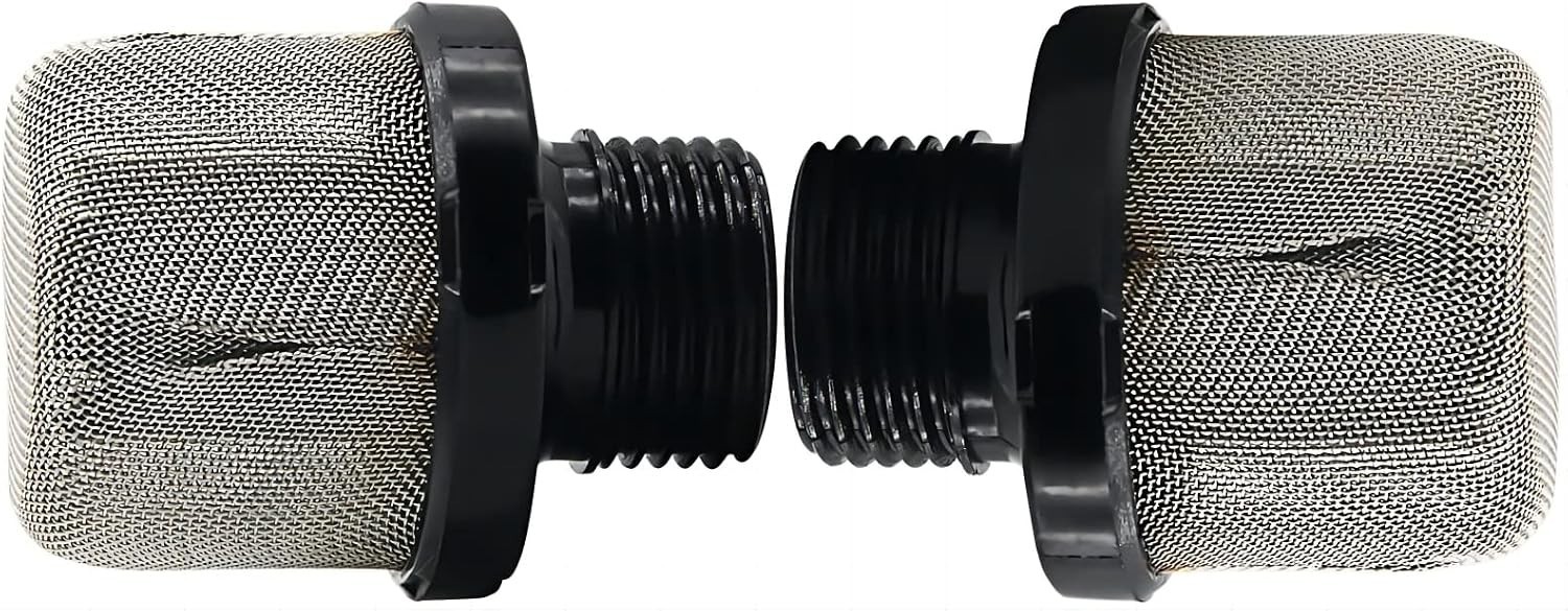 2-Pack 288716 Airless Paint Sprayer Replacement Inlet Strainer, 3/4-Inch Thread,