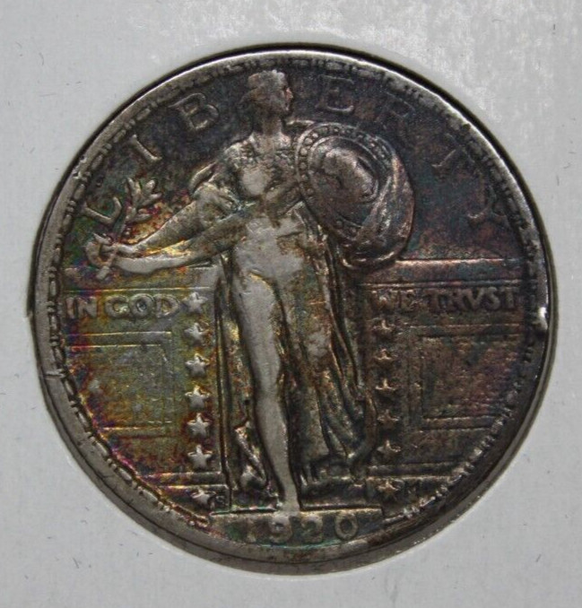 1920-S 25c Type 2 Silver Standing Liberty Quarter [113GRA]