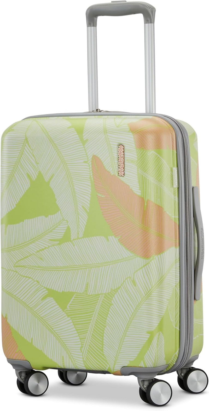 Moonlight Hardside Expandable Luggage with Spinner Wheels, Palm, Carry-On 20-Inc