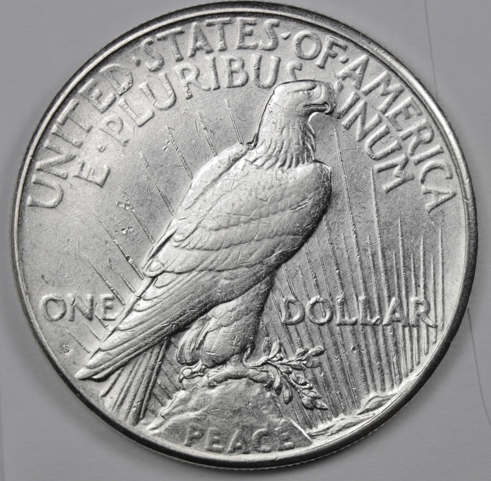 1927-s Peace Silver Dollar. A.U. (Inventory A)