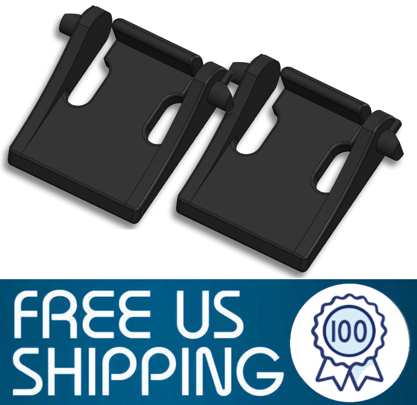 STRONGER KLIM Chroma Keyboard Replacement Tilt/Foot/Leg/Feet/Stall Pair 2pc
