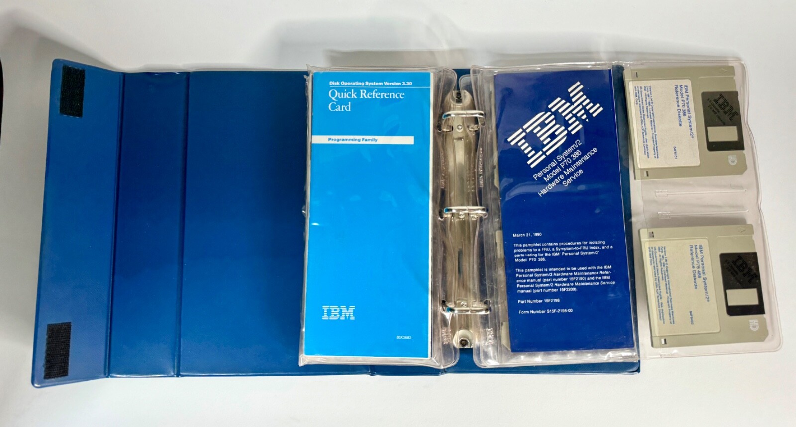 Vintage IBM PS/2 Hardware Maintenance Service Technical Reference Kit - RARE