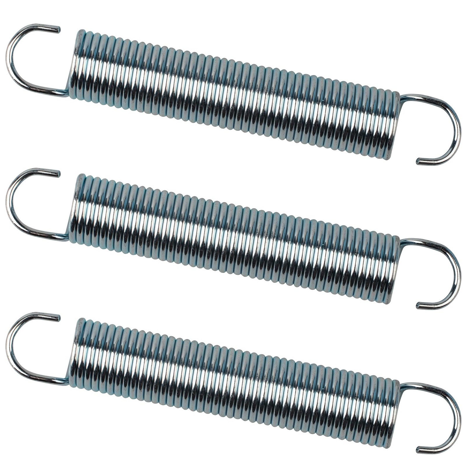 3 Pack 4-3/4 Inch Recliner Sofa Chair Replacement Springs Mechanism Silver