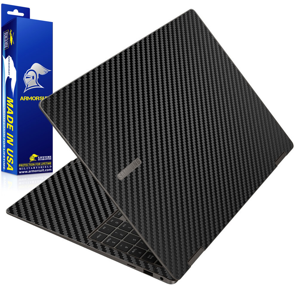 ArmorSuit Vynil  Black -Carbon Skin Wrap for Samsung Galaxy Book3 360 (13.5 in)