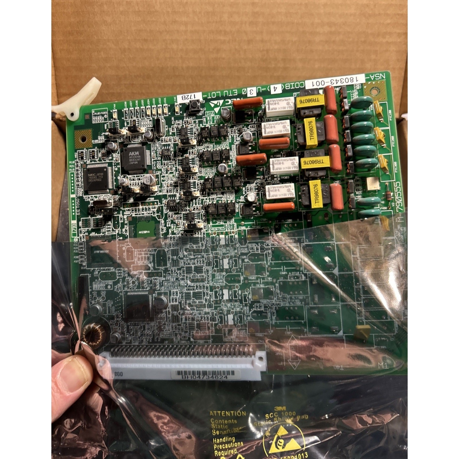 NEC COIB(8)-U30 ETU 750451 Line Card Caller ID