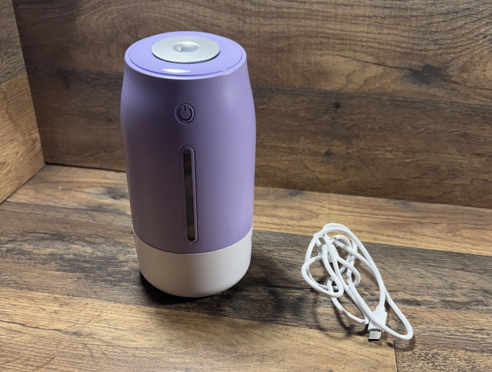 Living Pure Portable Cordless Cool Mist Humidifier Lavender