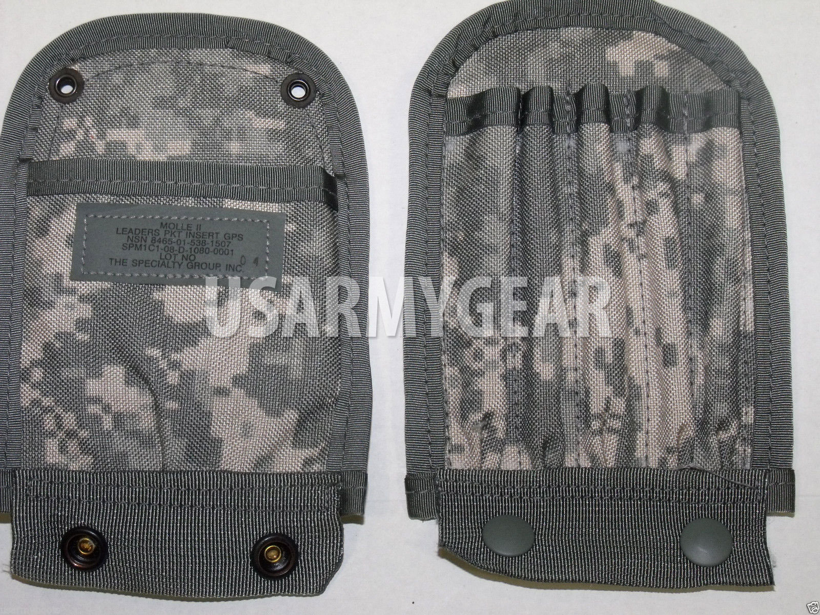 NEW Made in USA ACU MOLLE ll US.Army Leaders Utility Admin Pouch Set w Inserts