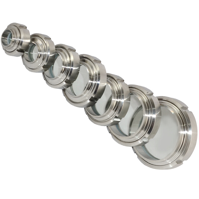 2" 3" 4"  51- 102 mm Sanitary Sight Glass Weld on Union Stainless Steel US stock